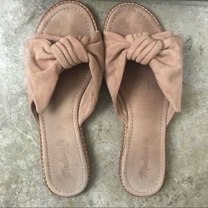 Madewell Naida Suede Flat Slides